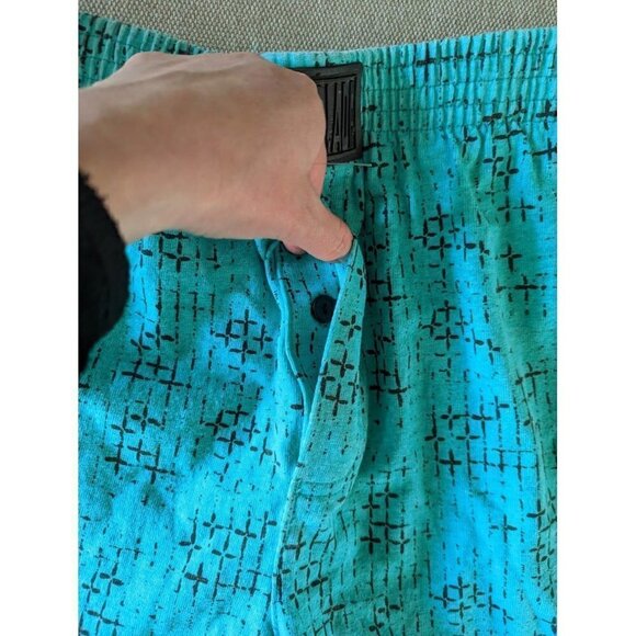 Blade Gear Deadstock 1990's Vintage Rollerblade Turquoise Athletic Shorts Large - Picture 4 of 6